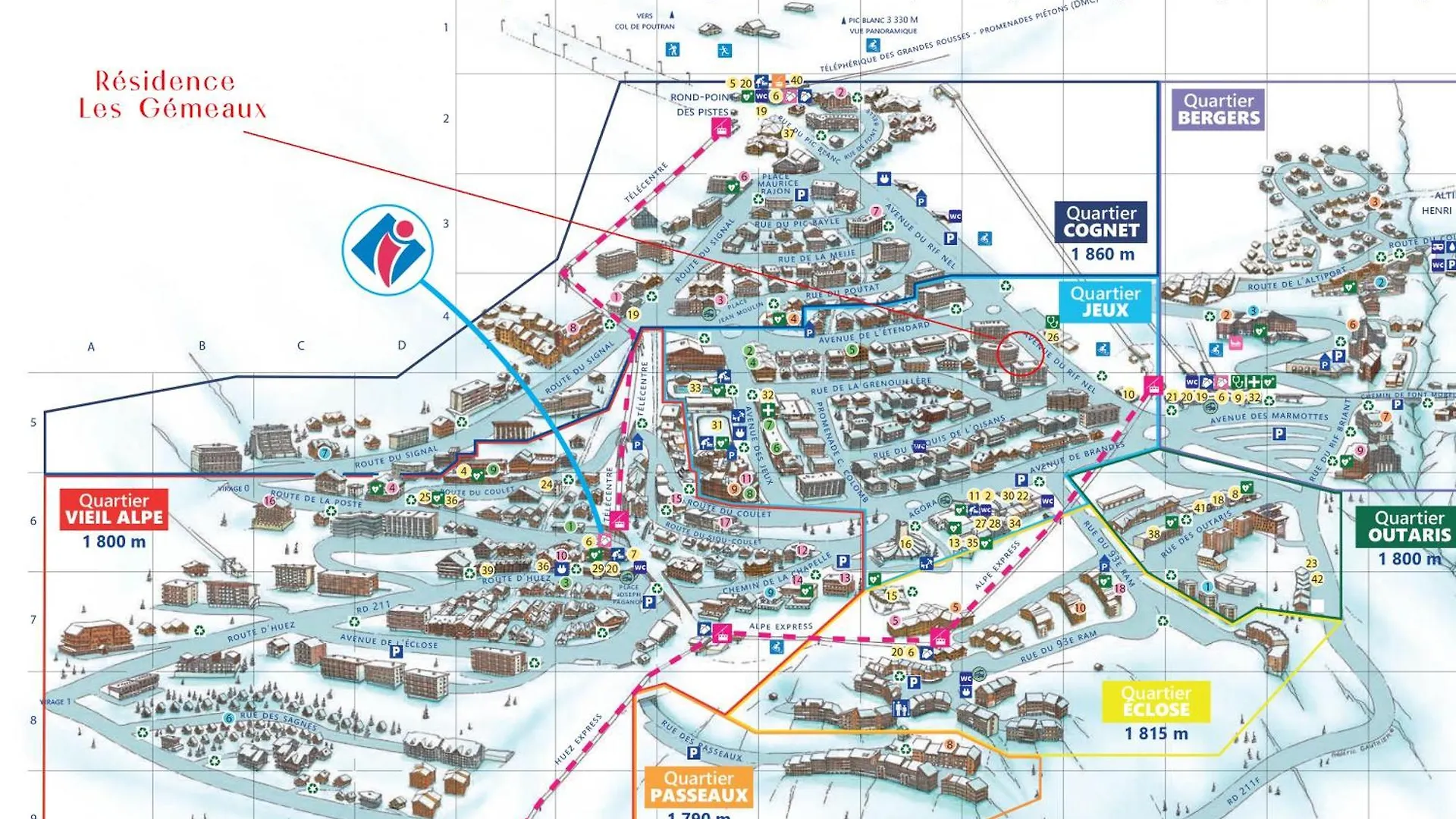 Apartament Homency - Residence Les Gemeaux A5 Alpe d'Huez
